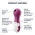 Satisfyer Lucky Libra - lufttryks klitorisstimulator (lilla)