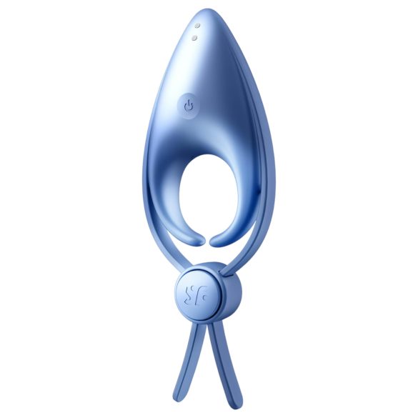 Satisfyer Sniper - Genopladelig, vibrerende penisring (blå)