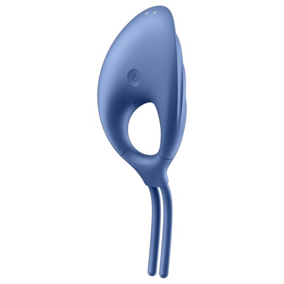 Satisfyer Swordsman - genopladelig, vibrerende penisring (blå)