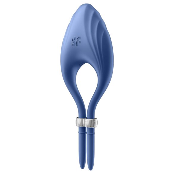 Satisfyer Duelist - genopladelig vibrerende penisring (blå)