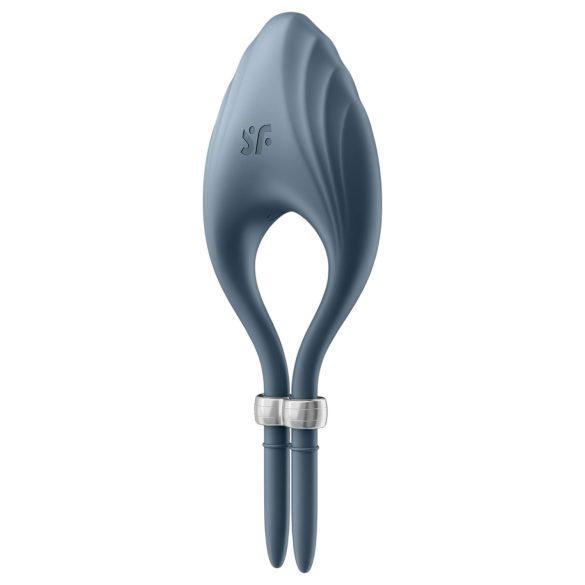 Satisfyer Duelist - genopladelig vibrerende penisring (grå)