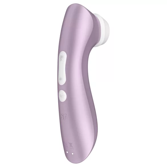 Satisfyer Pro 2+ trykbølge‑klitorisstimulator (lilla)