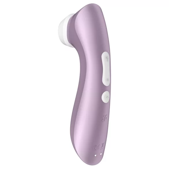 Satisfyer Pro 2+ trykbølge‑klitorisstimulator (lilla)