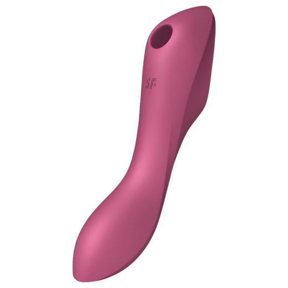 Satisfyer Curvy Trinity 3 - luftbølger 2i1 vibrator (rød)