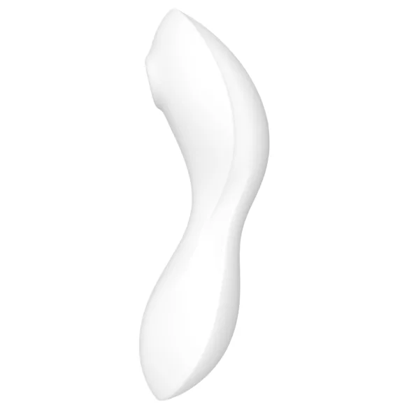 Satisfyer Curvy Trinity 5+ - App-styret 2-i-1 vibrator (hvid)