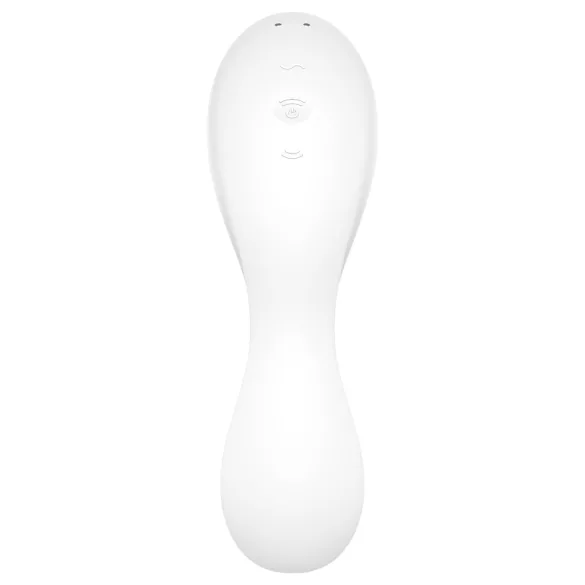 Satisfyer Curvy Trinity 5+ - App-styret 2-i-1 vibrator (hvid)