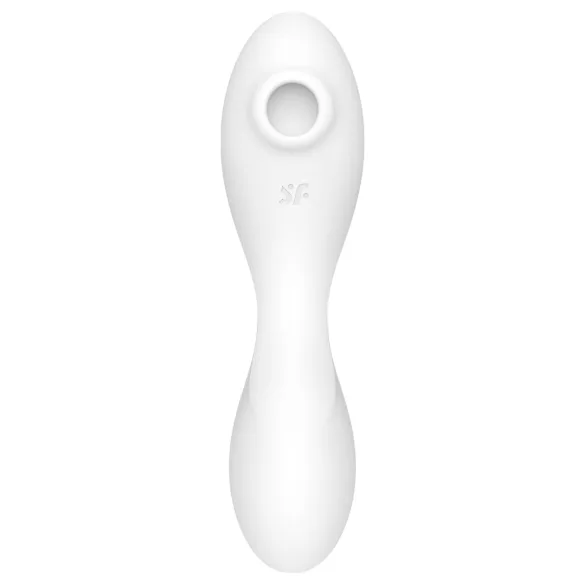 Satisfyer Curvy Trinity 5+ - App-styret 2-i-1 vibrator (hvid)