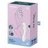 Satisfyer Curvy Trinity 5+ - smart 2-i-1 vibrator (hvid)