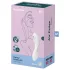Satisfyer Curvy Trinity 5+ - App-styret 2-i-1 vibrator (hvid)