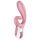 Satisfyer Hug Me - smart klitoris vibrator med arm (pink)