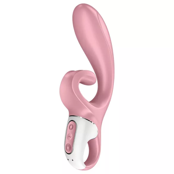 Satisfyer Hug Me - app-styret vibrator med klitorisbøjle (pink)