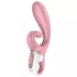 Satisfyer Hug Me - app-styret vibrator med klitorisbøjle (pink)