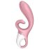 Satisfyer Hug Me - smart klitoris vibrator med arm (pink)