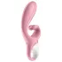 Satisfyer Hug Me - app-styret vibrator med klitorisbøjle (pink)