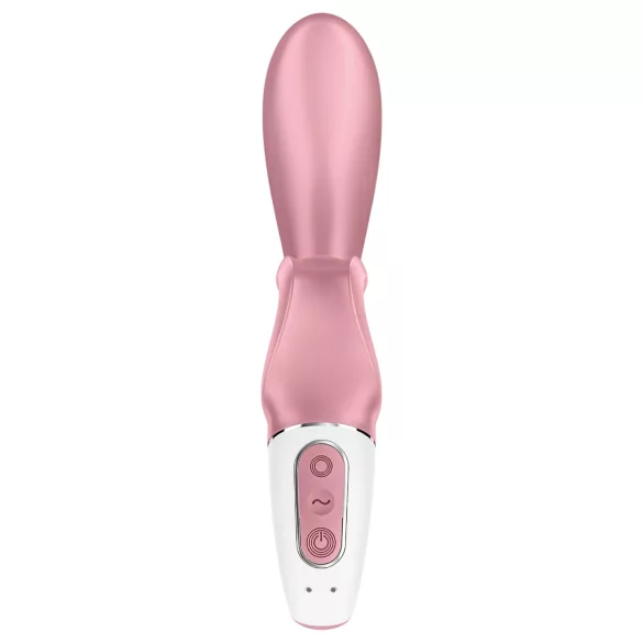 Satisfyer Hug Me - app-styret vibrator med klitorisbøjle (pink)