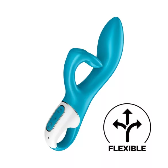 Satisfyer Embrace Me - klitorisvibrator med arm - genopladelig - turkis