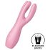 Satisfyer Threesome 3 - Genopladelig Klitoris Vibrator (Pink)
