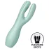 Satisfyer Threesome 3 - genopladelig klitorisvibrator (mint)