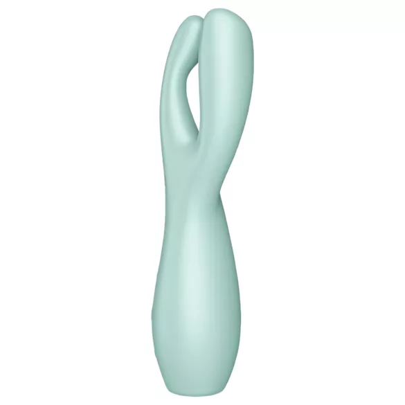 Satisfyer Threesome 3 - genopladelig klitorisvibrator (mint)