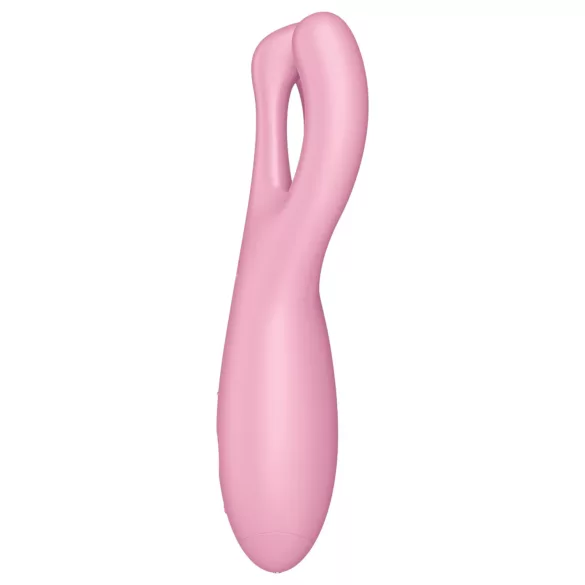 Satisfyer Threesome 4 - App-styret klitorisvibrator (pink)