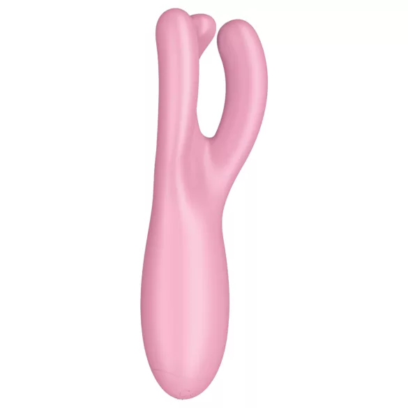 Satisfyer Threesome 4 - App-styret klitorisvibrator (pink)