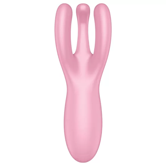 Satisfyer Threesome 4 - App-styret klitorisvibrator (pink)