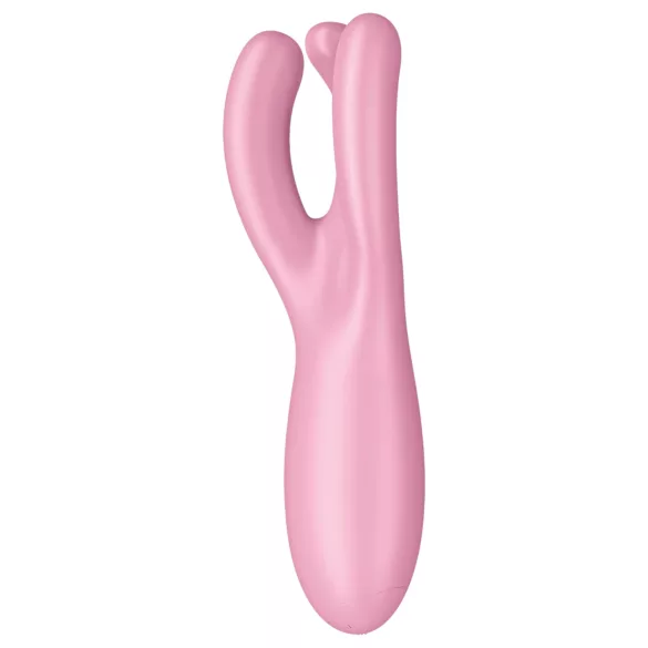 Satisfyer Threesome 4 - App-styret klitorisvibrator (pink)