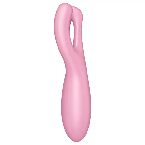 Satisfyer Threesome 4 - App-styret klitorisvibrator (pink)