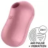 Satisfyer Cotton Candy - klitorisstimulator med lufttryk - koral
