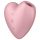 Satisfyer Cutie Heart - Genopladelig lufttryksklitoris-vibrator (pink)