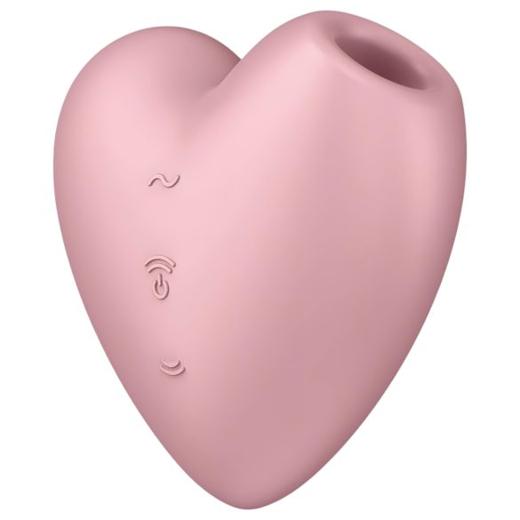 Satisfyer Cutie Heart - Genopladelig lufttryksklitoris-vibrator (pink)