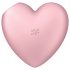Satisfyer Cutie Heart - Genopladelig lufttryksklitoris-vibrator (pink)