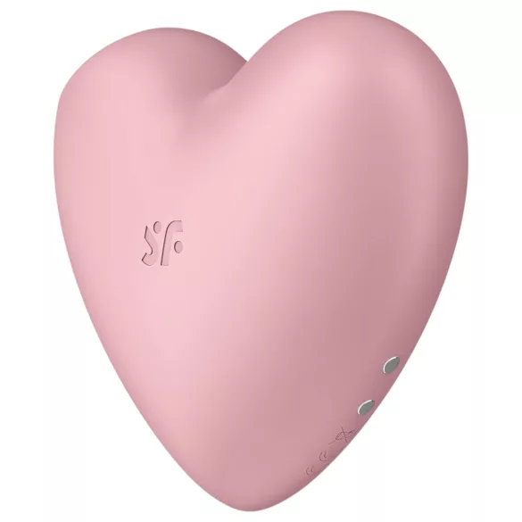 Satisfyer Cutie Heart - klitorisvibrator - lufttrykbølger - pink