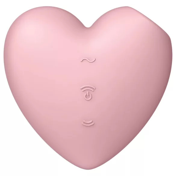 Satisfyer Cutie Heart - klitorisvibrator - lufttrykbølger - pink