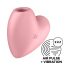 Satisfyer Cutie Heart - Genopladelig lufttryksklitoris-vibrator (pink)