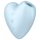 Satisfyer Cutie Heart - genopladelig luftbølge klitorisstimulator (blå)