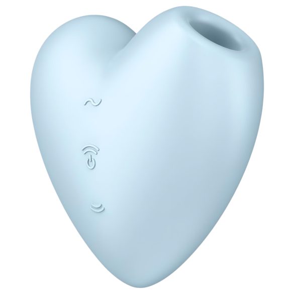 Satisfyer Cutie Heart - genopladelig luftbølge klitorisstimulator (blå)