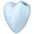 Satisfyer Cutie Heart - genopladelig luftbølge klitorisstimulator (blå)
