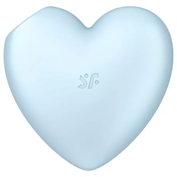 Satisfyer Cutie Heart - klitorisvibrator med lufttryk - genopladelig - blå