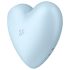 Satisfyer Cutie Heart - genopladelig luftbølge klitorisstimulator (blå)