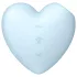 Satisfyer Cutie Heart - klitorisvibrator med lufttryk - genopladelig - blå