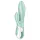 Satisfyer Air Pump Bunny 5 - App-styret oppustelig vibrator (mint)
