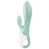 Satisfyer Air Pump Bunny 5 - App-styret oppustelig vibrator (mint)