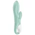 Satisfyer Air Pump Bunny 5 - App-styret oppustelig vibrator (mint)