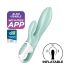 Satisfyer Air Pump Bunny 5 - smart oppustelig vibrator (mint)