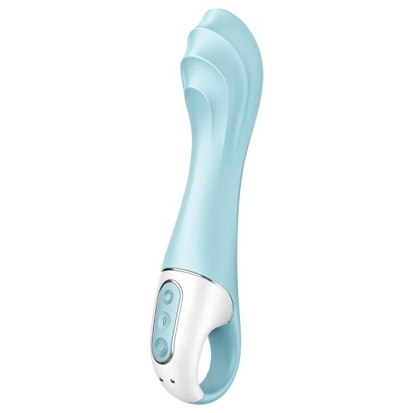Satisfyer Air Pump Vibrator 5 - smart oppustelig vibrator (blå)