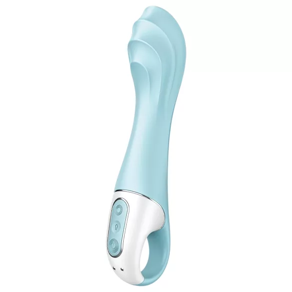 Satisfyer Air Pump Vibrator 5 - App-styret (blå)