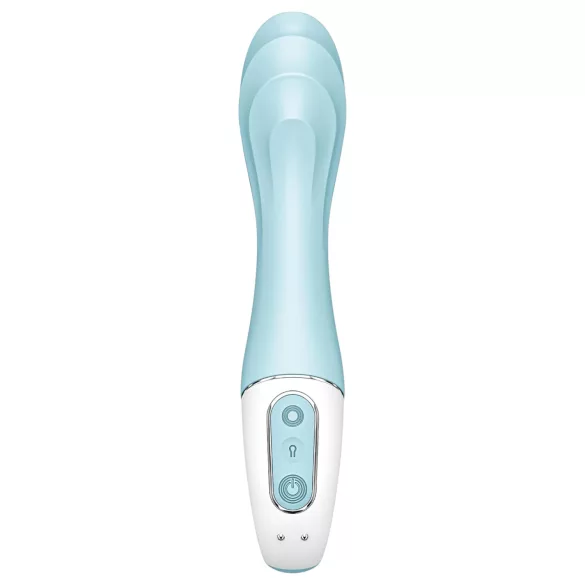 Satisfyer Air Pump Vibrator 5 - App-styret (blå)