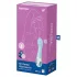 Satisfyer Air Pump Vibrator 5 - App-styret (blå)