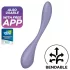 Satisfyer G-spot Flex 5 - App-styret G-punktsvibrator (lilla)